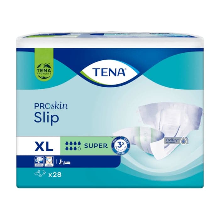 TENA sauskelnės SLIP SUPER, XL dydis, 28 vnt.