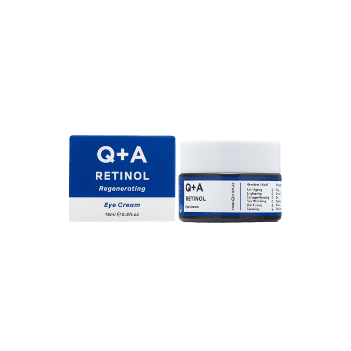 Q+A atkuriamasis paakių kremas su retinoliu, 15 ml