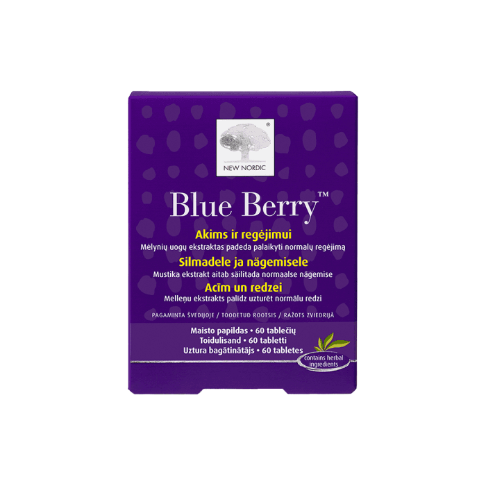 BLUE BERRY, 60 tablečių