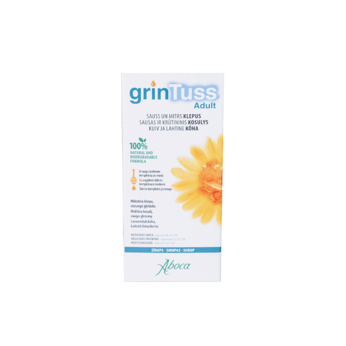 GRINTUSS sirupas ADULT, 180 g-2