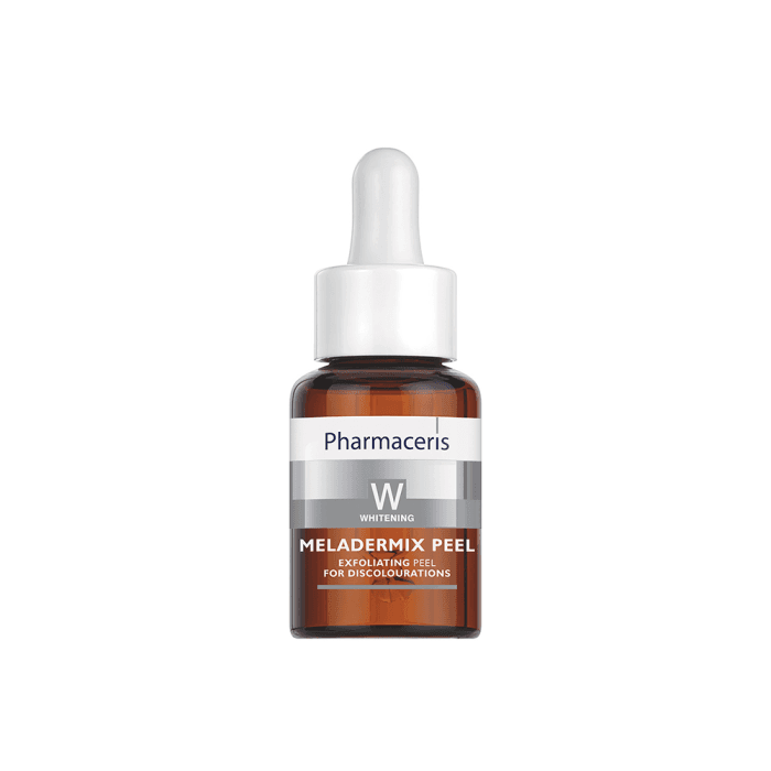 PHARMACERIS W 20 % šveitiklis nuo odos spalvos pakitimų MELADERMIX PEEL, 30 ml