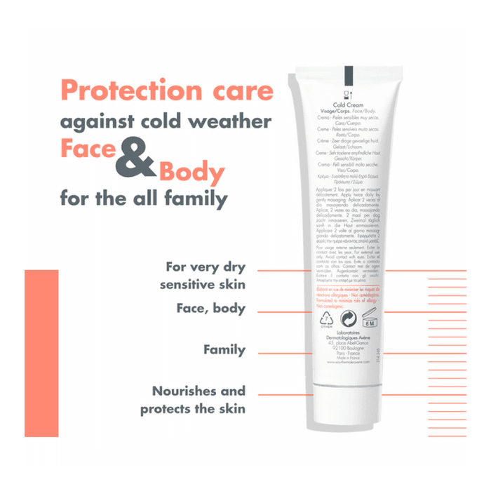 EAU THERMALE AVENE kremas apsaugai nuo šalčio COLD, 40 ml-2