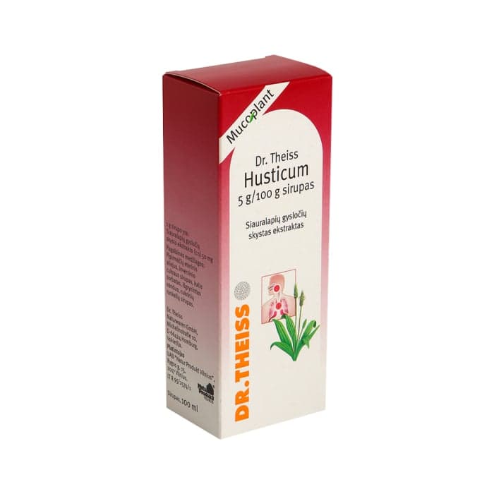 Dr. Theiss Husticum, 50 mg/g, 100 ml, Sirupas, N1-1
