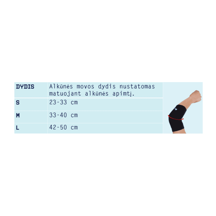 PULSAAR ACTIVE alkūnės mova, S dydis, 1 vnt.-2