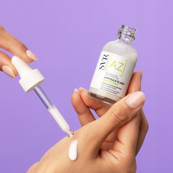 SVR azelaino serumas į aknę linkusiai odai SEBIACLEAR [AZ] AMPOULE FLASH, 30 ml-1