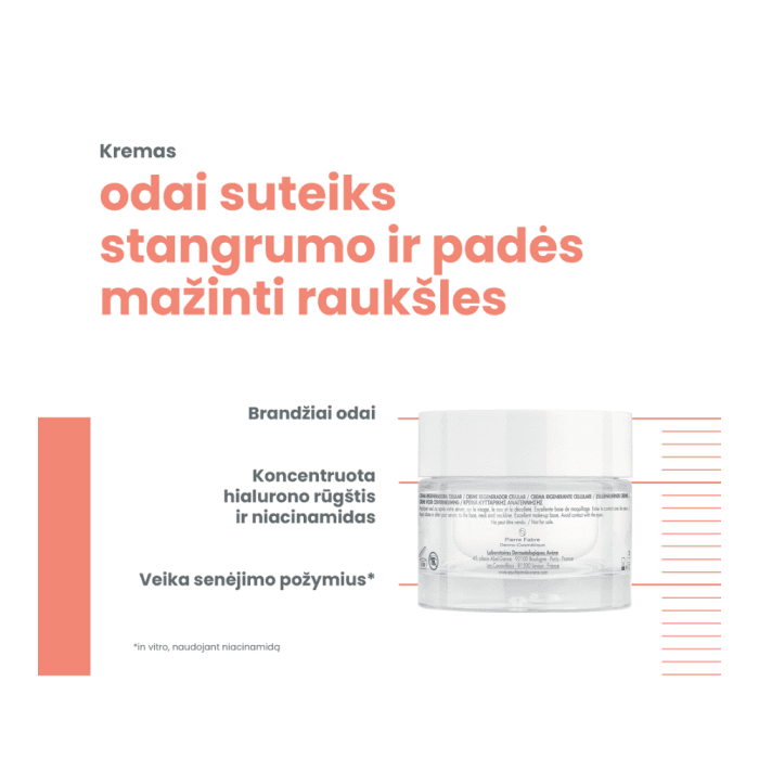 EAU THERMALE AVÈNE dieninis veido kremas brandžiai odai HYALURON ACTIVE B3, 50 ml-1
