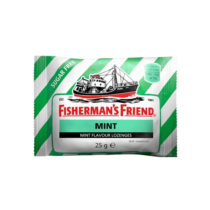FISHERMAN'S FRIEND pastilės, mėtų skonio, nuo 5 m., 25 g