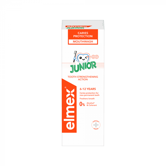 ELMEX, burnos skalavimo skystis vaikams, Junior, 400 ml