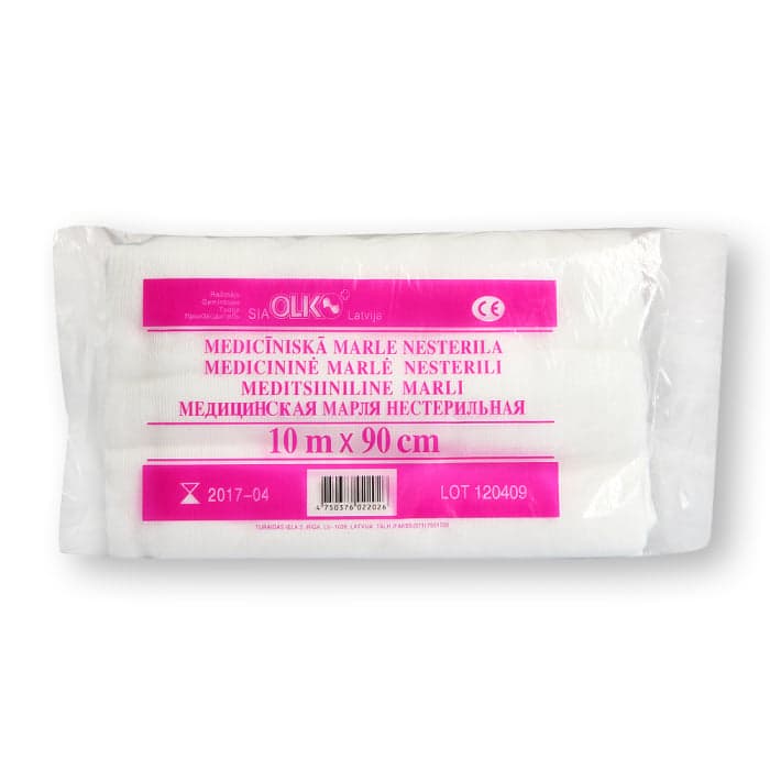 OLKO medicininė marlė, 10 m x 90 cm, 1 vnt.-1
