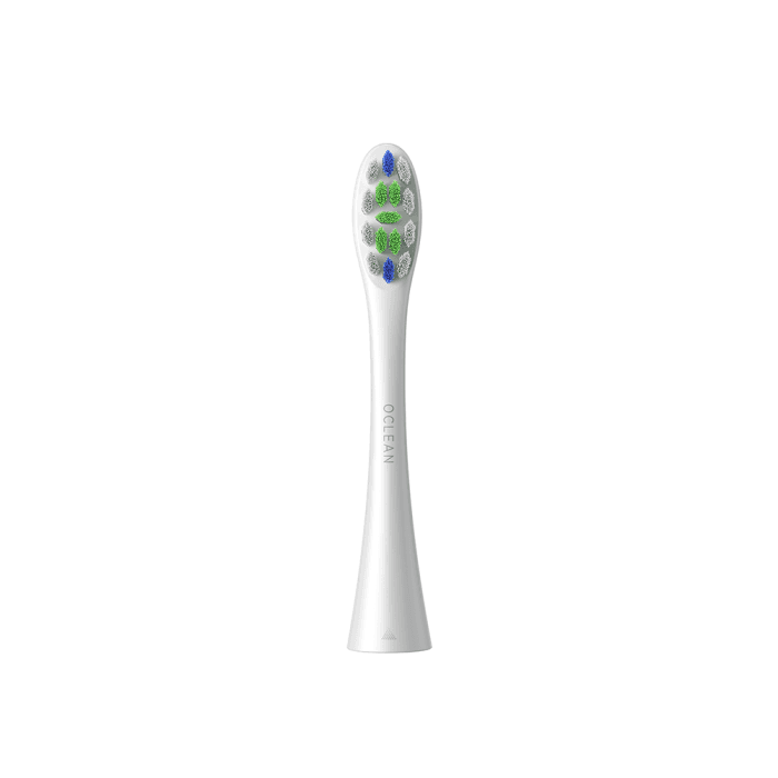 OCLEAN pakaitinės galvutės PROFESSIONAL CLEAN P1C1 W02, balta spalva, 2 vnt.-2