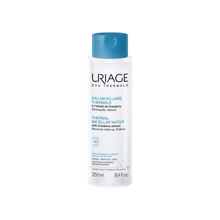 URIAGE valomasis micelinis vanduo normaliai ir sausai odai, 250 ml