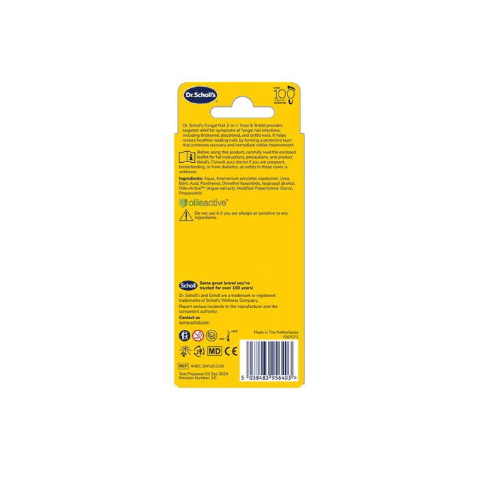 SCHOLL, FUNGAL NAIL, priemonė nagų grybelio gydymui, 3.8 ml-1