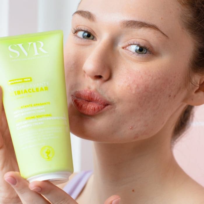 SVR veido prausiklis itin jautriai, nuo aknės gydomai odai SEBIACLEAR CREME LAVANTE, 200 ml, 200 ml-2
