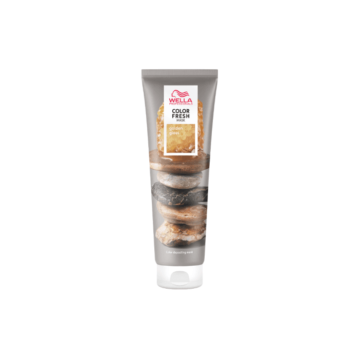 WELLA PROFESSIONALS auksinį atspalvį suteikianti kaukė COLOR FRESH MASK GOLDEN GLOSS, 150 ml