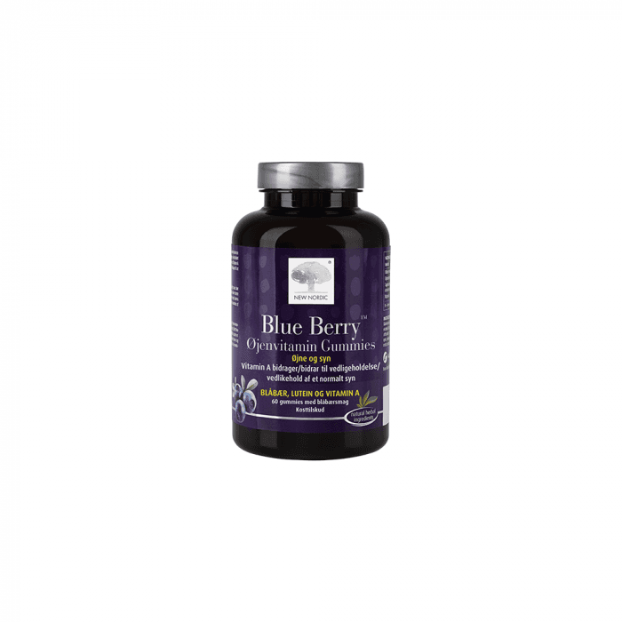 BLUE BERRY GUMMIES, 60 kramtomųjų guminukų