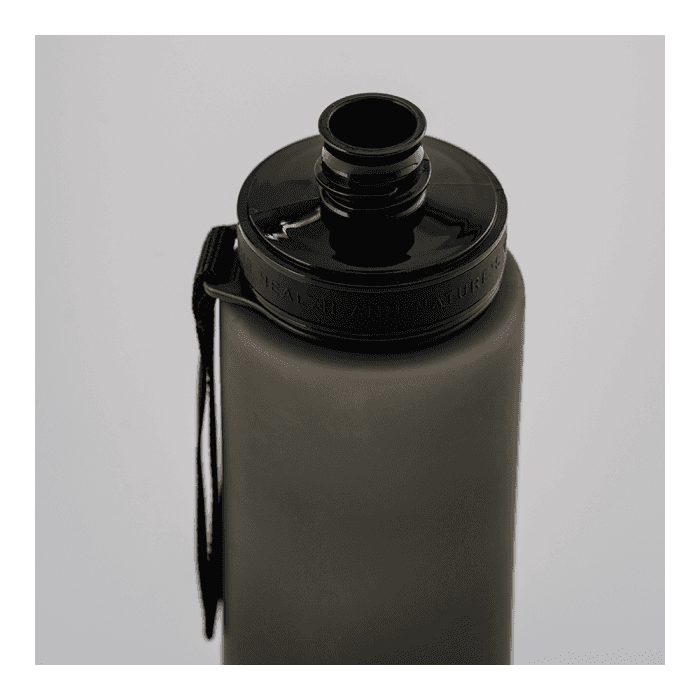 EQUA, Plastikinė gertuvė Matte Black, be BPA, 600 ml-1