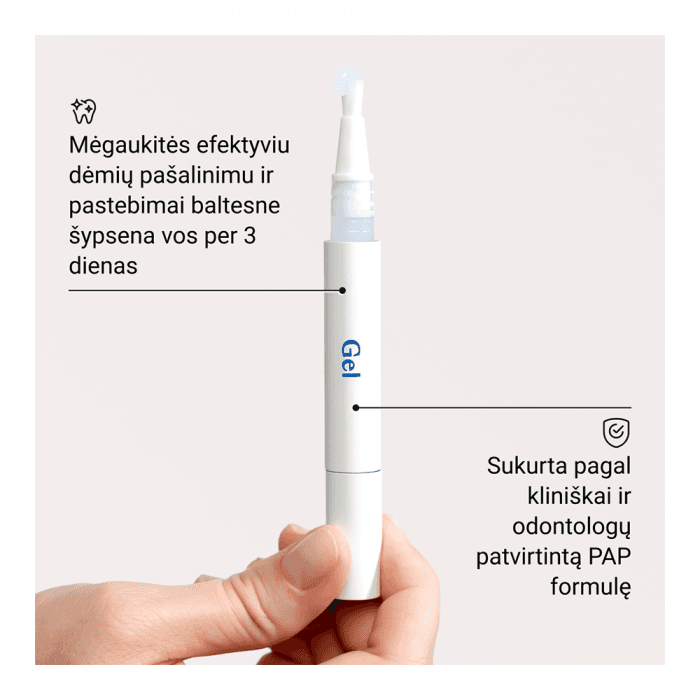 ALPINE WHITE, Dantų balinimo sistema, 1vnt, 1 vnt.-1