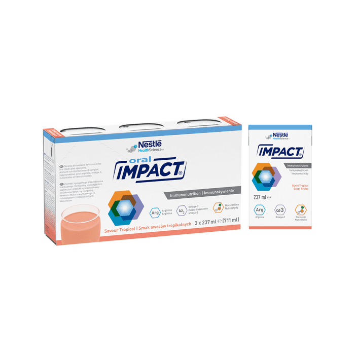 IMPACT ORAL, tropinių vaisių skonio gėrimas, 237ml, 3 pakeliai-1