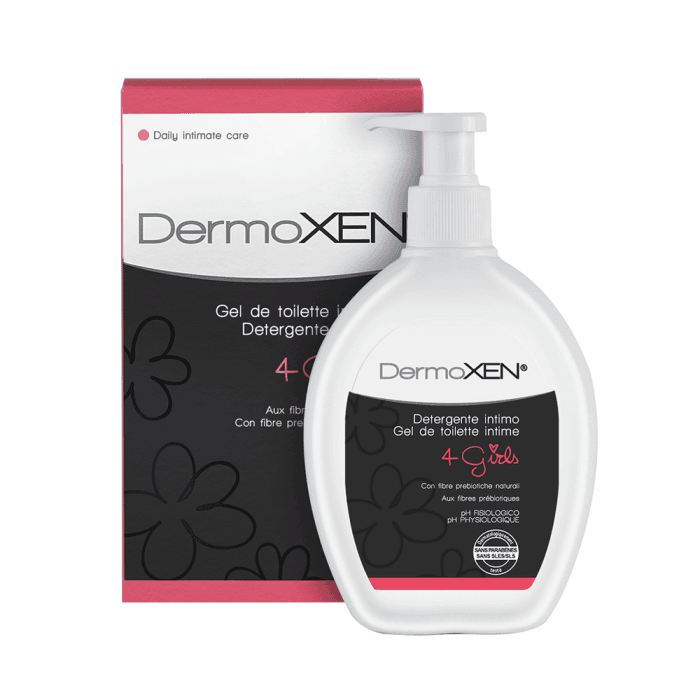 DERMOXEN intymios higienos prausiklis mergaitėms 4 GIRLS, 3–14 m., 200 ml