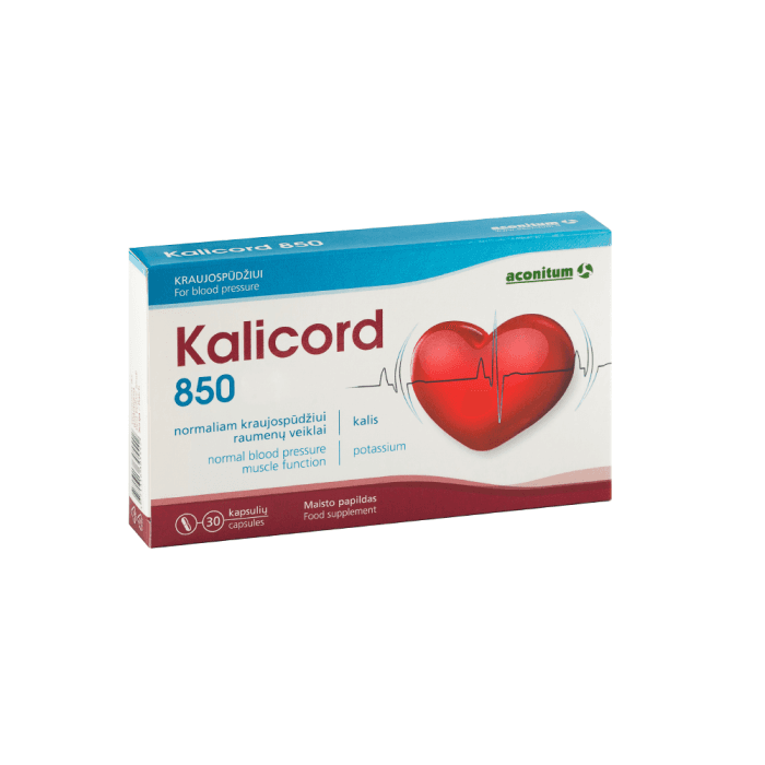 KALICORD 850, 30 kapsulių-2