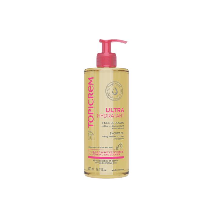 TOPICREM švelnus prausiamasis drėkinamasis aliejus, 500 ml