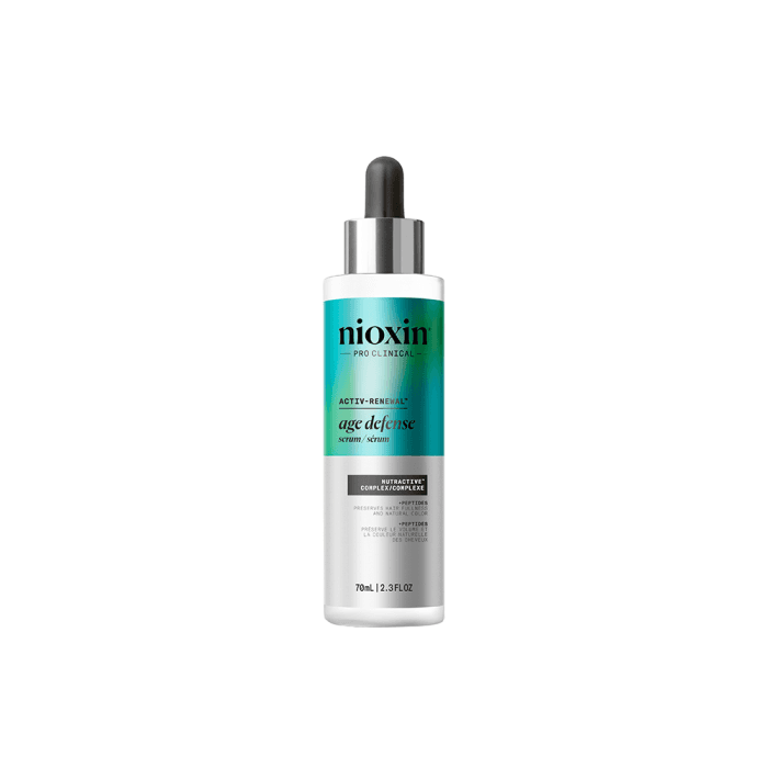 NIOXIN PRO CLINICAL lengvos tekstūros galvos odos serumas, AGE DEFENSE, 70 ml