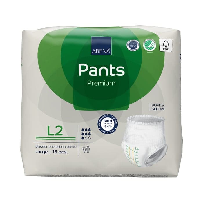 ABENA sauskelnės-kelnaitės PANTS L2 PREMIUM, 15 vnt.