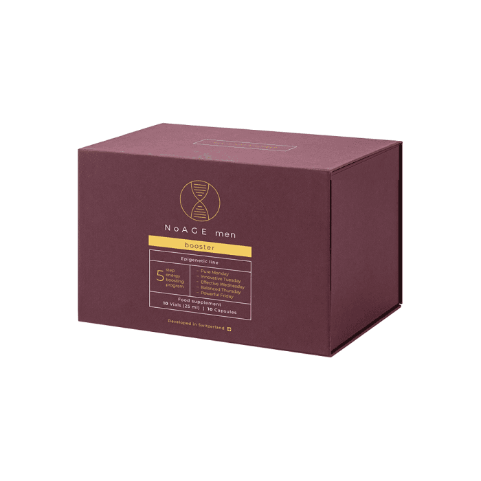 NoAGE men Booster MINI, 10 buteliukų