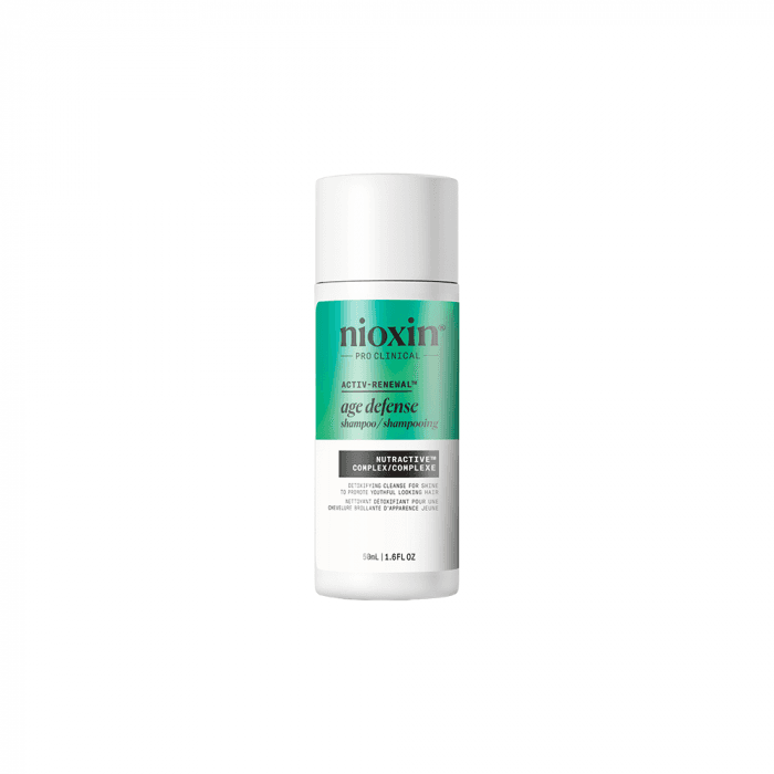 NIOXIN PRO CLINICAL detoksikuojantis šampūnas, AGE DEFENSE, 50 ml