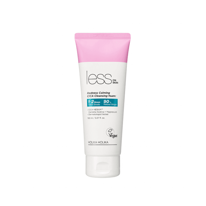 HOLIKA HOLIKA veido valomosios putos, Less on Skin Redness Calming, 150 ml