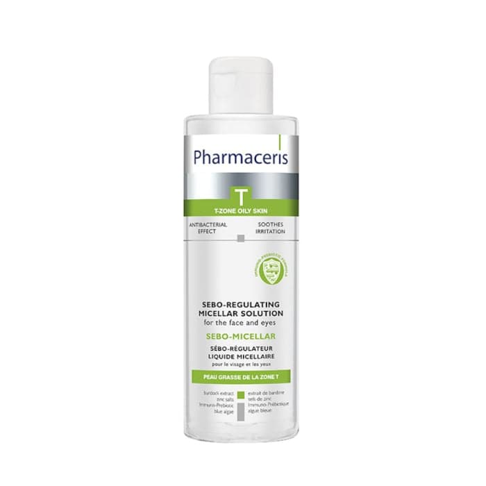 PHARMACERIS T micelinis makiažo valiklis SEBO MICELLAR, 200 ml