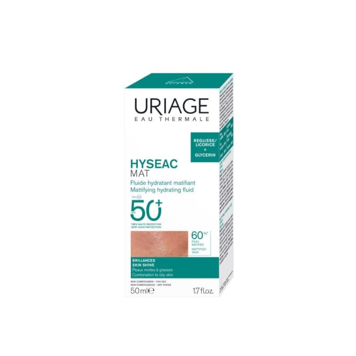 URIAGE apsauginė emulsija HYSEAC MAT, SPF50+, 50 ml-2
