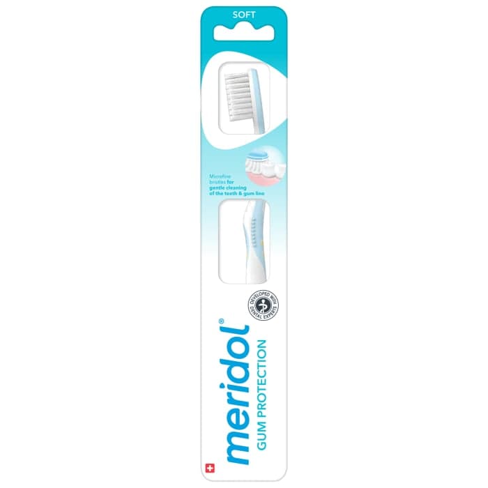 MERIDOL minkštas dantų šepetėlis dantenų apsaugai GUM PROTECTION SOFT, 1 vnt.