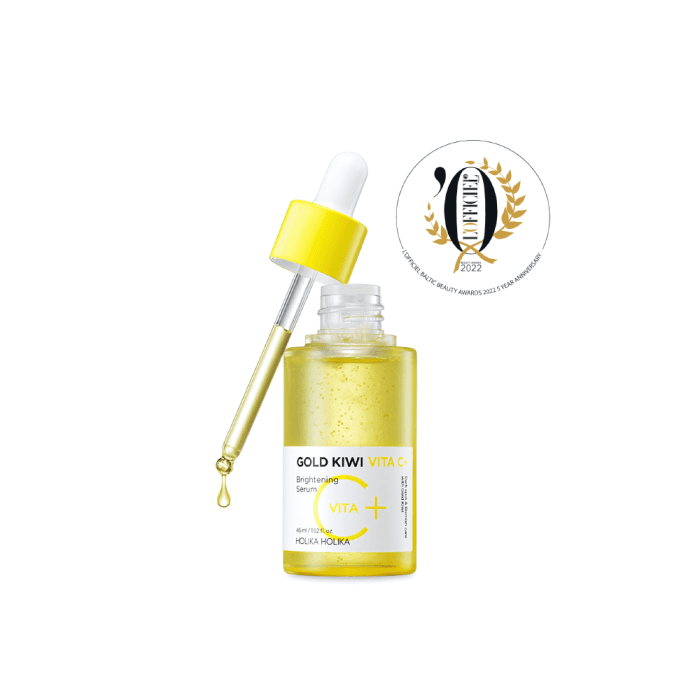 HOLIKA HOLIKA skaistinamasis veido serumas Gold Kiwi Vita C+ Brightening Serum, 45 ml-2