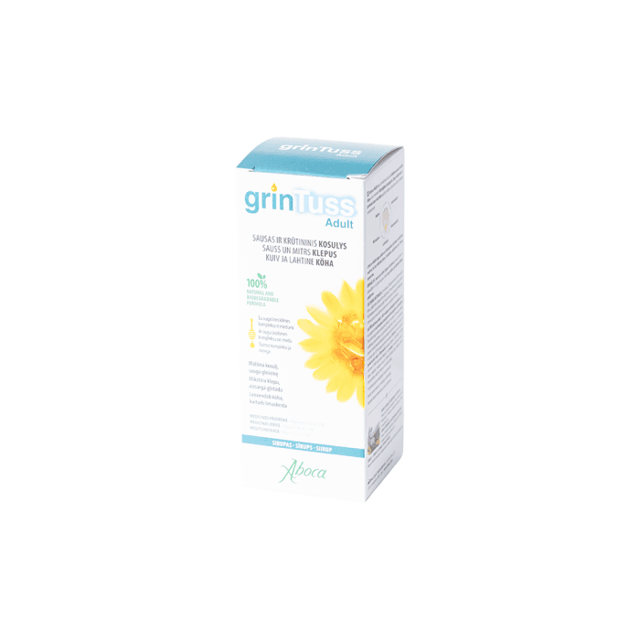 GRINTUSS sirupas ADULT, 180 g-1