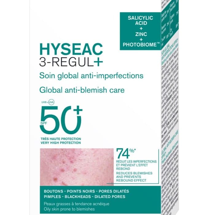 URIAGE, emulsija HYSEAC 3 REGUL+, SPF50+, 50 ml-1