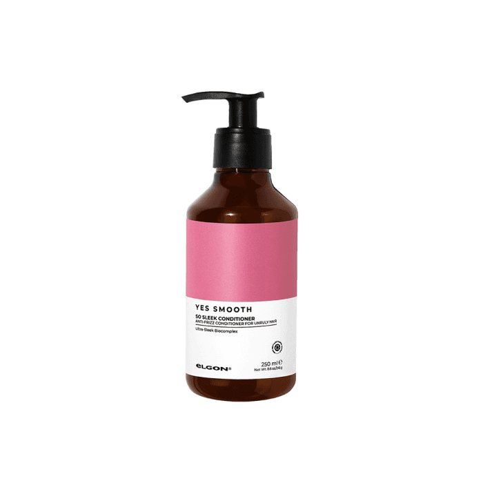 ELGON šilkinis kondicionierius veltis linkusiems plaukams YES SMOOTH SO SLEEK CONDITIONER, 250 ml