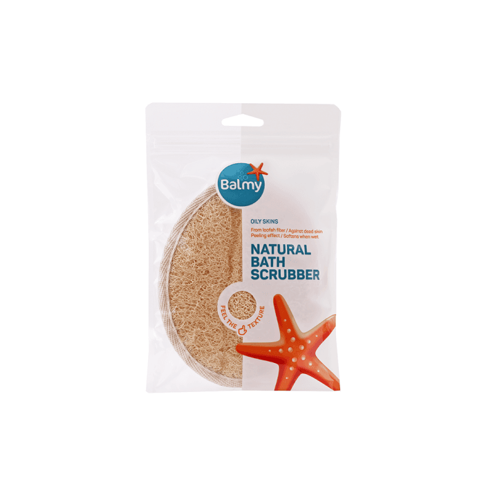 BALMY šveičiamoji kūno kempinė NATURAL LOOFAH, 1 vnt.