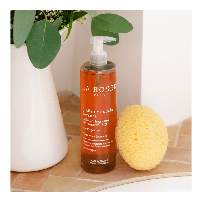 LA ROSÉE aliejinis kūno prausiklis CLEANSING SHOWER OIL, 400 ml-1