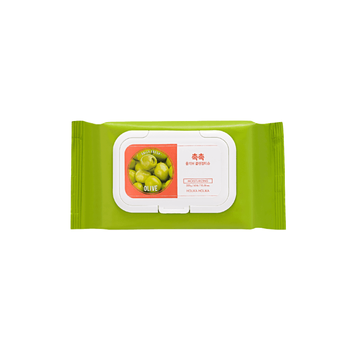 HOLIKA HOLIKA valomosios servetėlės, Daily Fresh Olive, 60 vnt.