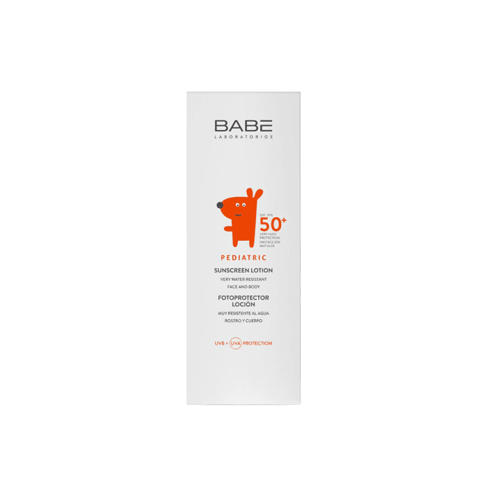 BABÉ apsauginis losjonas nuo saulės vaikams PEDIATRIC, SPF 50+, nuo 6 mėn., 100 ml