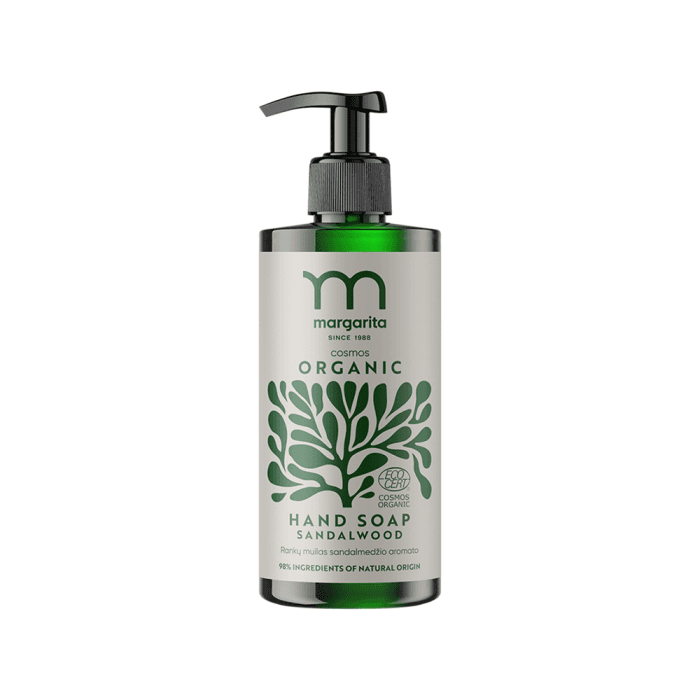 MARGARITA COSMOS ORGANIC rankų muilas sandalmedžio aromato 300 ml, 300 ml