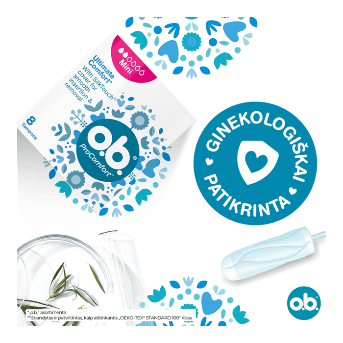 O.B. tamponai PRO COMFORT MINI, 8 vnt.-1