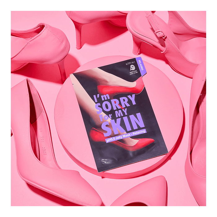 I'M SORRY FOR MY SKIN, lakštinė veido kaukė, pH5.5 Jelly Mask - Relaxing, 33 ml-2