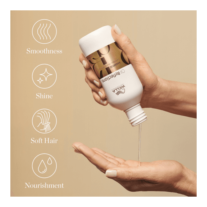 WELLA PROFESSIONALS spindesio plaukams suteikiantis šampūnas OIL REFLECTIONS LUMINOUS REVEAL, 250 ml-2
