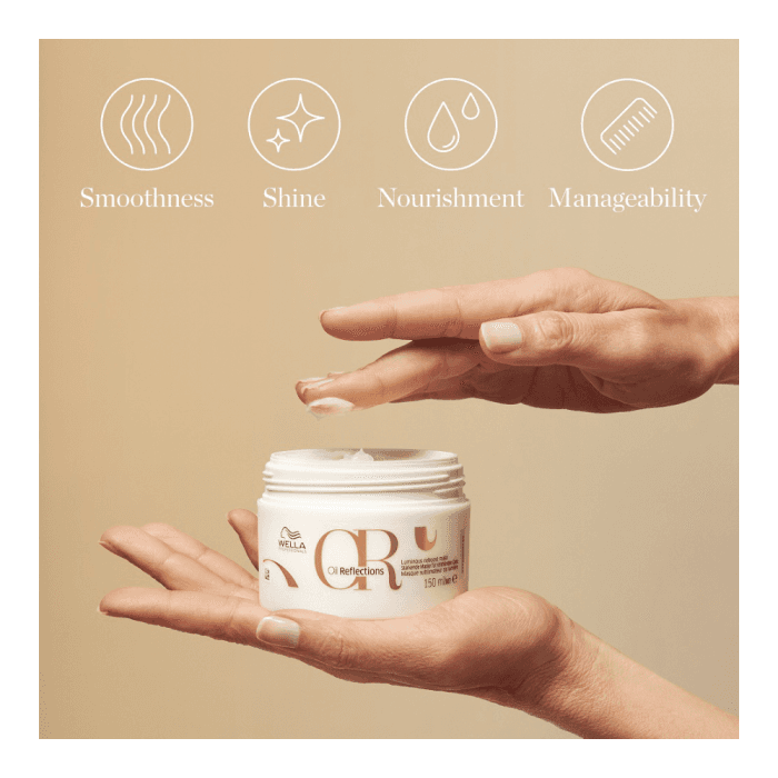 WELLA PROFESSIONALS spindesio plaukams suteikianti kaukė OIL REFLECTIONS LUMINOUS REBOOST, 150 ml-2