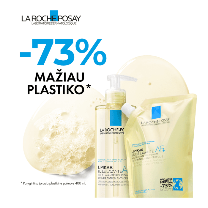 LA ROCHE-POSAY prausiamasis kūno aliejus (papildymas) LIPIKAR AP+, 400 ml-1