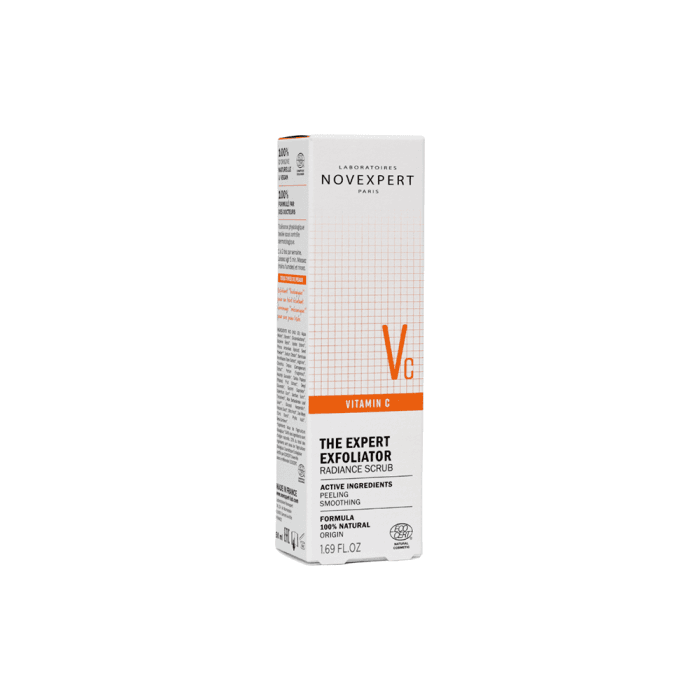 NOVEXPERT veido šveitiklis su AHA+PHA rūgštimis ir vitaminu C, 50 ml