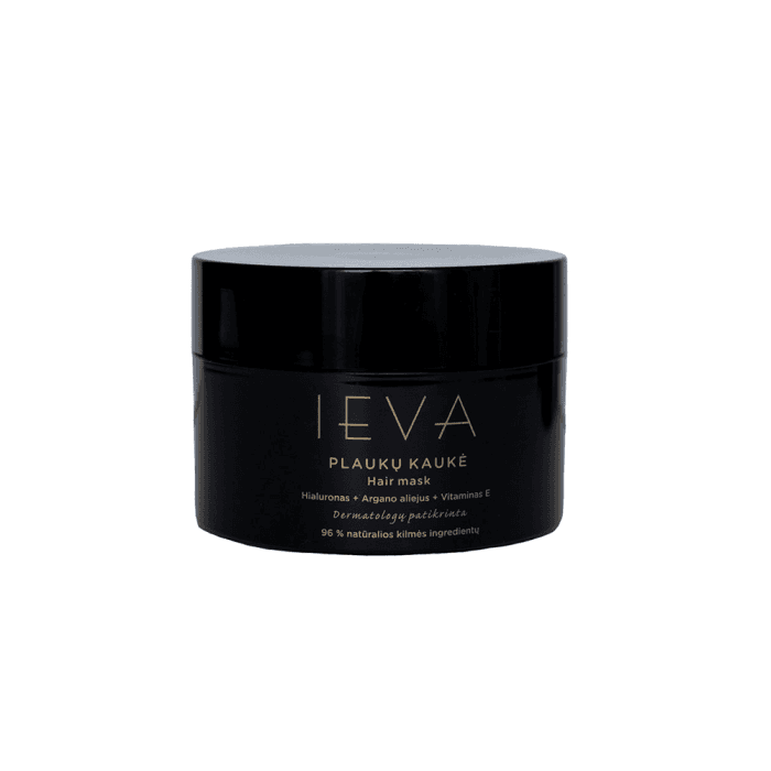 IEVA plaukų kaukė, pažeistiems ir drėgmės stokojantiems palukams, 200 ml