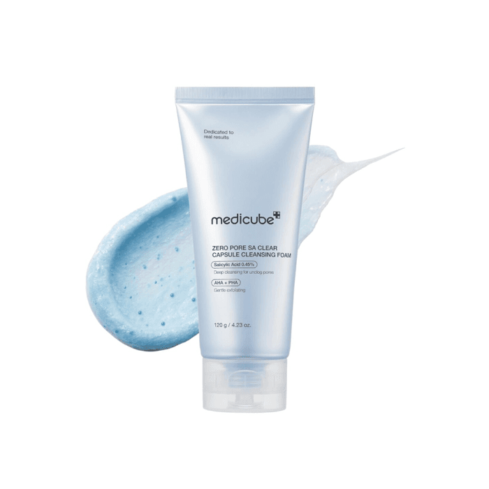 MEDICUBE valomosios veido putos ZERO PORE CLEARING CAPSULE CLEANSING FOAM, 120 g-1